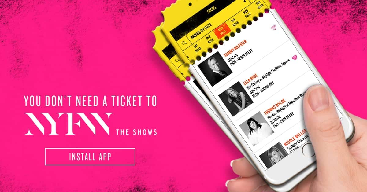 Mobile ad example - ticket app