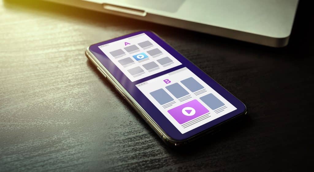 A/B testing mobile
