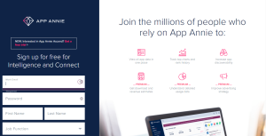 app annie homepage