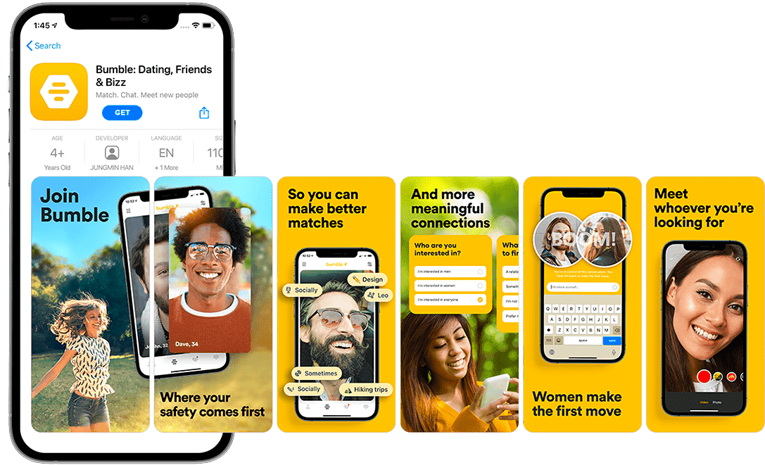 Bumble App Screenshots